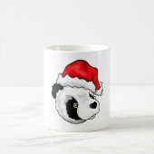 クリスマスの帽子の間抜けなくま コーヒーマグカップ (中央)