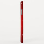 クリスマスの帽子を持つおもしろいなペンギン Case-Mate iPhoneケース (裏面/右)