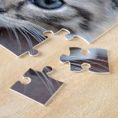 クリスマスの帽子を持つかわいい子ネコ ジグソーパズル (側面)