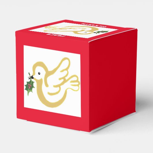 クリスマスの平和が訪れる フェイバーボックス (裏面サイド)