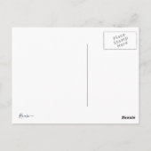 クリスマスの平和とタイポグラフィ（ポストカードバック） ポストカード (裏面)