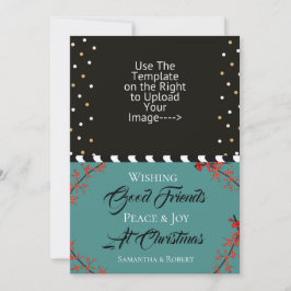 クリスマスの平和と喜びを願う良き友達 –  シーズンカード