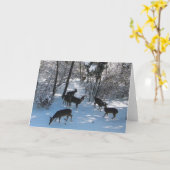 クリスマスの平和 カード (黄色い花)