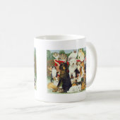 クリスマスの平和 コーヒーマグカップ (正面右)