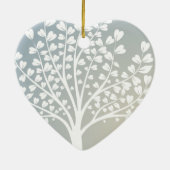 クリスマスの平和 セラミックオーナメント (裏面)