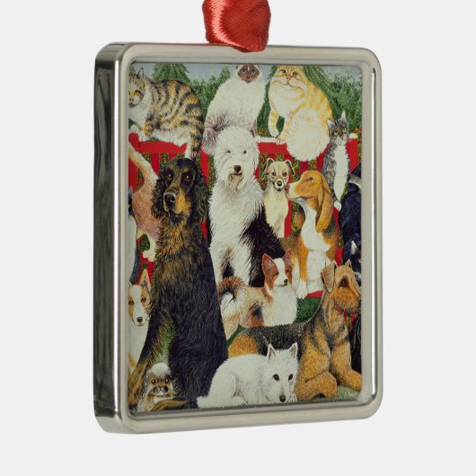 クリスマスの平和 メタルオーナメント (右)