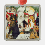 クリスマスの平和 メタルオーナメント (正面)