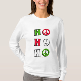 クリスマスの平和"ho ho ho" -セーター tシャツ