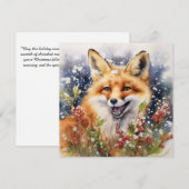 クリスマスの平穏な恵み シーズンカード (正面/裏面)