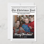 クリスマスの年の総まとめ新聞 シーズンカード (正面)