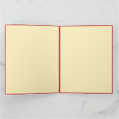 クリスマスの幸せクランプスいけなの子供たちに注意 カード (内部)