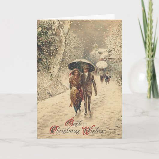 クリスマスの幸運を祈ります-カード シーズンカード (正面)
