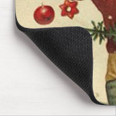 クリスマスの幸運を祈ります マウスパッド (コーナー)