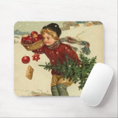 クリスマスの幸運を祈ります マウスパッド (マウス)