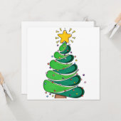 クリスマスの幻想 カード (正面/裏面インサイチュ)