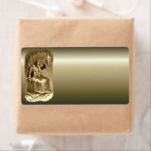 クリスマスの幽霊たち – クリスマスキャロル ラベル (インサイチュ)