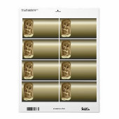 クリスマスの幽霊たち – クリスマスキャロル ラベル (フルシート)