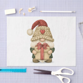 クリスマスの庭の小人ギフト 薄葉紙