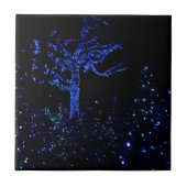 クリスマスの庭の白熱 タイル (正面)