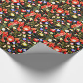 クリスマスの弓 ラッピングペーパー (角)