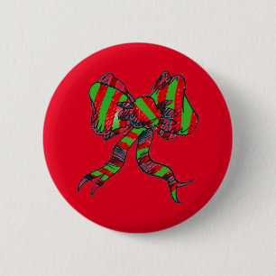 クリスマスの弓Pin 缶バッジ