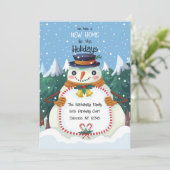 クリスマスの引っ越しおめでとうカード 新しい家 シーズンカード (スタンド正面)