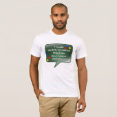 クリスマスの引用文-外部の照明 Tシャツ (正面フル)