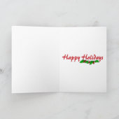 クリスマスの強盗カード シーズンカード (内部)
