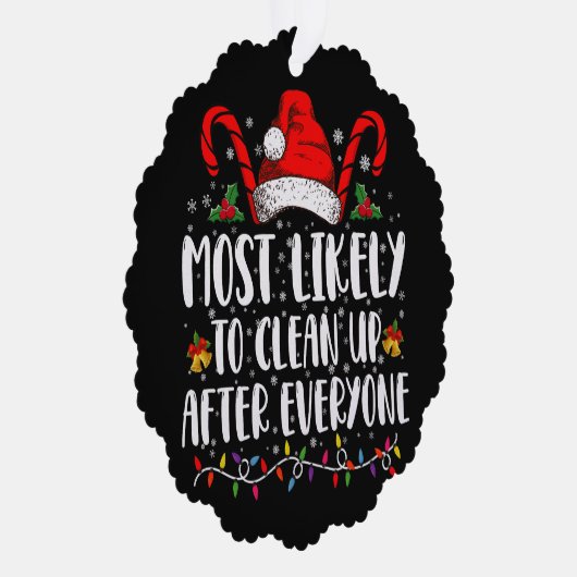 クリスマスの後に片付けそうな方が多い オーナメントカード (右)