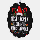 クリスマスの後に片付けそうな方が多い オーナメントカード (左)