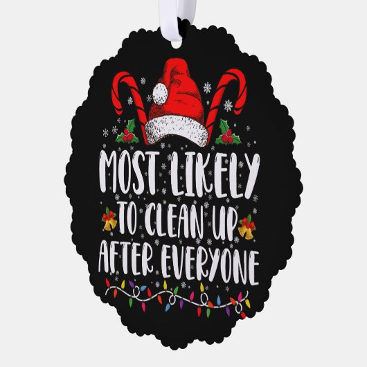 クリスマスの後に片付けそうな方が多い オーナメントカード (左)