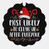 クリスマスの後に片付けそうな方が多い オーナメントカード (正面)