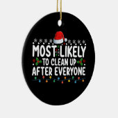 クリスマスの後に片付けそうな方が多い セラミックオーナメント (右)