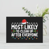 クリスマスの後に片付けそうな方が多い 招待状 (スタンド正面)