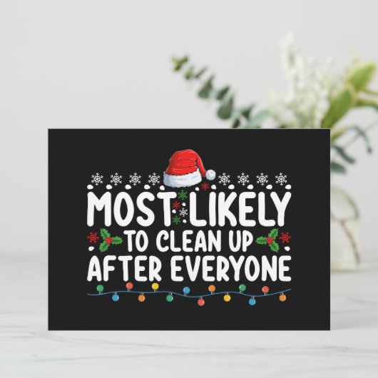 クリスマスの後に片付けそうな方が多い 招待状 (スタンド正面)