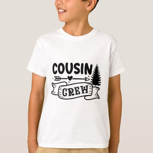 クリスマスの従兄弟・従姉妹の仲間 Tシャツ (正面)