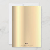 クリスマスの心地よいと喜びの良い知らせを台本にする シーズンカード (裏面)