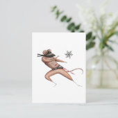 クリスマスの忍者のマウス シーズンポストカード (スタンド正面)