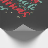 クリスマスの応援が多すぎるようなものはない ラッピングペーパー (角)