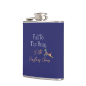 クリスマスの応援で満ちている フラスク (左)