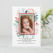 クリスマスの応援の写真の休日カード シーズンカード (スタンド正面)