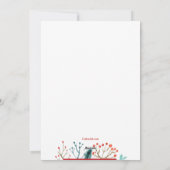 クリスマスの応援の写真の休日カード シーズンカード (裏面)