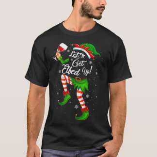 クリスマスの応援を飲んでおもしろいうんざりしよう Tシャツ