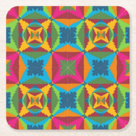 クリスマスの応援 スクエアペーパーコースター