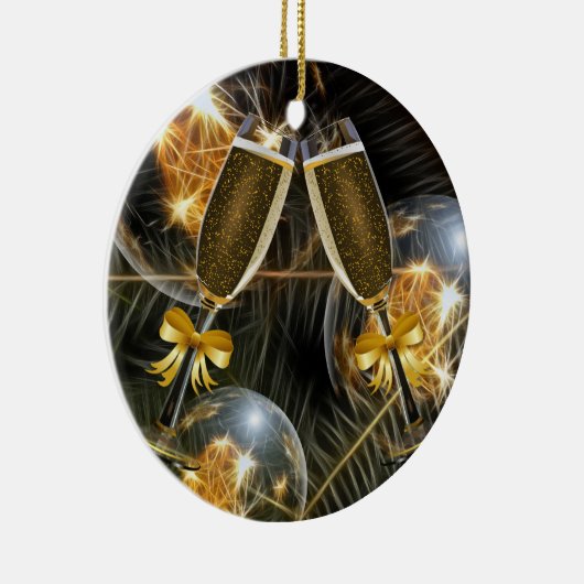 クリスマスの応援 セラミックオーナメント (右)