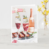 ***クリスマスの応援/新年 カード (黄色い花)