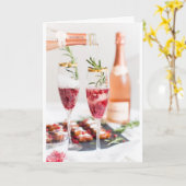 ***クリスマスの応援/新年 カード (黄色い花)