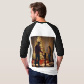 「クリスマスの思い出を一緒に作ること Tシャツ (裏面フル)