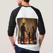 「クリスマスの思い出を一緒に作ること Tシャツ (裏面)