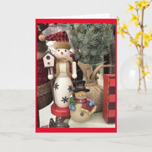 クリスマスの思い出を作るのが待ち遠しい! カード (黄色い花)